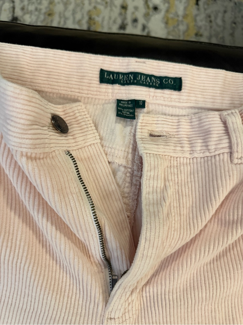 Lauren Jeans Co. Light Pink Corduroy Skirt